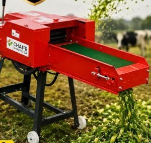The chaff cutter with belt conveyor slide package